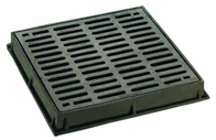 Dished Square Round Cast Iron Drain Grate Covers Cast Metal Driveway Drainage Grates