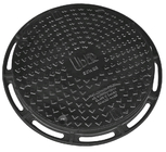 QT500-7 Ductile Iron Cast Manhole Cover / Round Water Manhole Cover