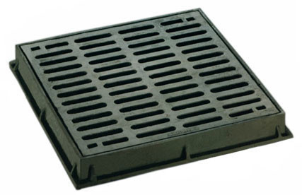 Dished Square Round Cast Iron Drain Grate Covers Cast Metal Driveway Drainage Grates