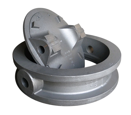Flanged Butterfly Valve Body Casting Double Sand Casting Iron QT450-10