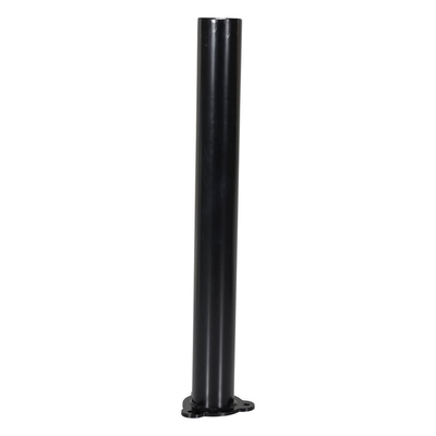 Black Bolt Down Cast Iron Bollards Stainless Steel Fixed Static Parking Safety