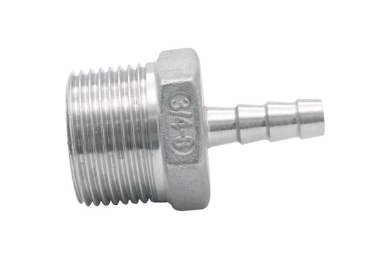 304 Stainless Steel Casting Flare Male Thread Pipe Straight Connector Flared Fitting