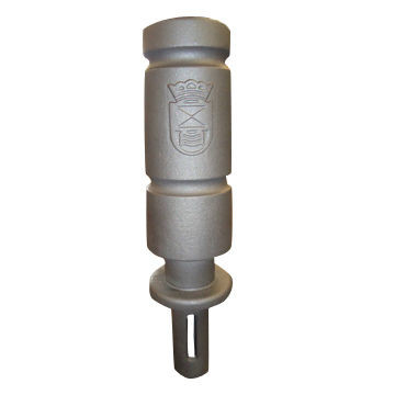 Removable Outdoor Ductile Iron Bollards Decorative Cast Iron Posts Parking Bollard