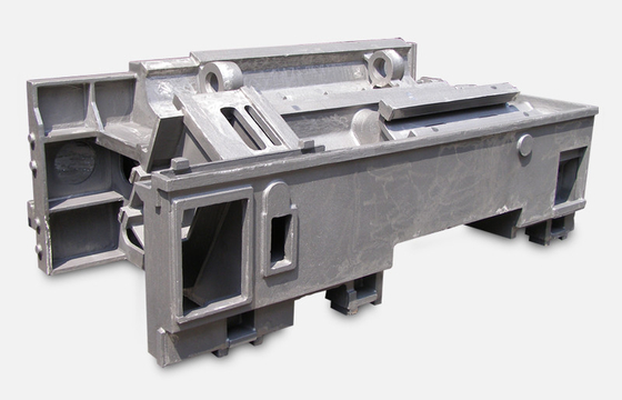 High Density Heavy Casting Grades Cast Iron Milling Machine Tool Bed / Lathe Bed