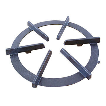 Green Sand Casting Kitchen Cast Iron Stove Grates / Gas Stove Cast Iron Burner Grates