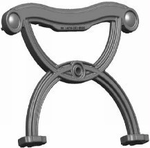 Customized Superior Quality Cast Iron Park Bench Legs for Outdoor Street Garden Furniture