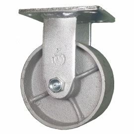 Grey Iron Casting Swivel Caster Wheels Heavy Duty / Semi Steel Cast Iron Caster Wheels