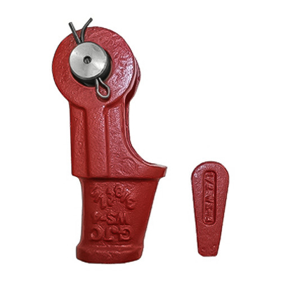 Rigging Hardware Precision Investment Castings Open Wire Rope Wedge Socket Swage Sleeves
