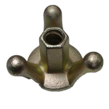 Ductile Iron Formwork Scaffolding Accessories Three Wing Nut Tie Rod Wing Nut