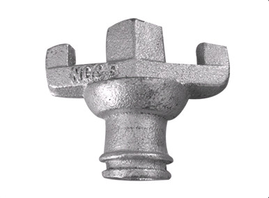 Cast Iron Steel Scaffolding Accessories Wing Nut Anchor Nut For Tie Rod / Anchor Plate