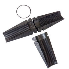 Steel 20CrMnTi 2 / 3 Pieces Post Tensioning Wedge Anchor For Prestressed Concrete
