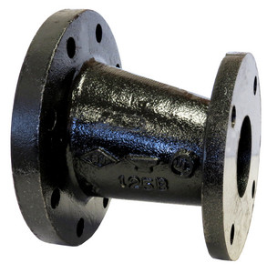 Flange Cast Iron Pipe Fittings Double Flanged Concentric Reducer Taper