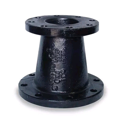 Flange Cast Iron Pipe Fittings Double Flanged Concentric Reducer Taper