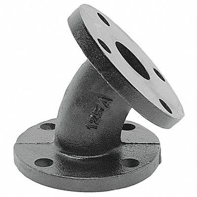 High Pressure Pipeline Works Flange Pipe Fitting Ductile Iron 45 Degree Elbow Fitting