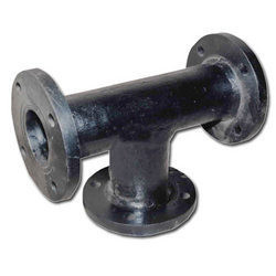 Iron Sand Casting Cast Iron Pipe Fittings 90 Degree Flange Bullhead Tee Equal Tee