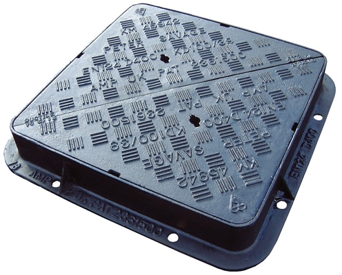 EN124 D400 Cast Iron Manhole Cover Double Sealed Triangular Ductile Iron Manhole Cover And Frame
