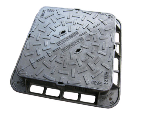 EN124 D400 Cast Iron Manhole Cover Double Sealed Triangular Ductile Iron Manhole Cover And Frame