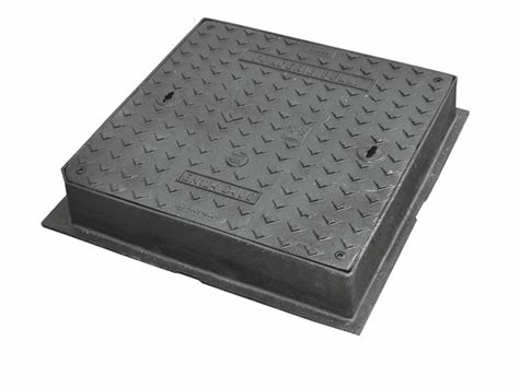 Waterproof Square Double Sealed Manhole Cover And Frame Cast Ductile Iron