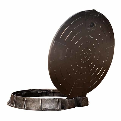 BS EN124 F900 Cast Iron Manhole Cover Round Single Sealed Airport Manhole Cover