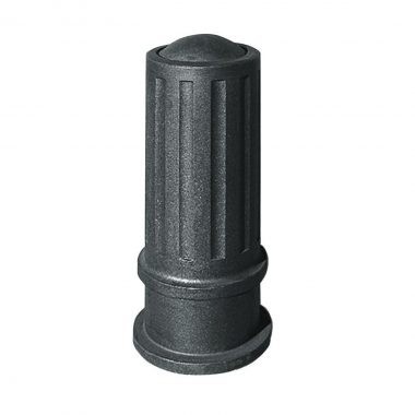 Durable Cylindrical Cast Iron Bollards Roadway Safety Security Bollard Sand Casting