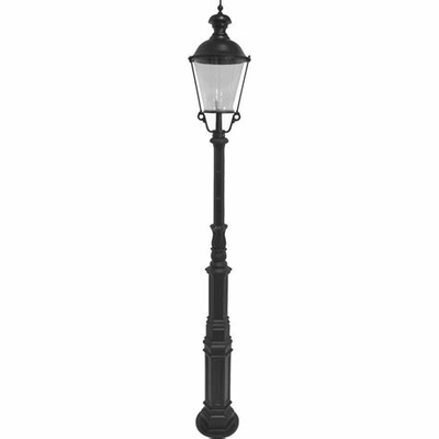 Single Head Cast Iron Garden Lamp Post Antique Street Light Pole Anti Corrosion