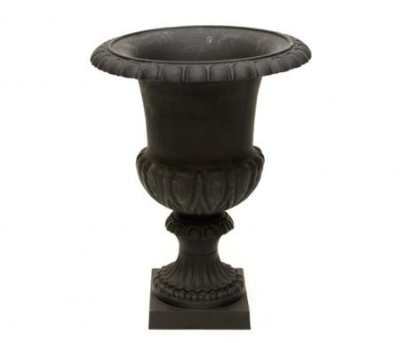 Lawn Ornamental Iron Parts Antique Cast Iron Garden Urns European Style Powder Coated