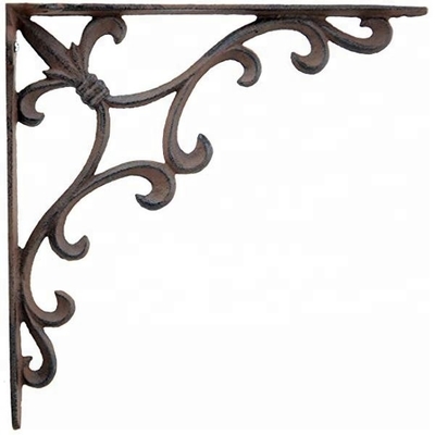 Metal Ornamental Iron Parts Cast Iron Anchor Bracket Wall Shelf Bracket