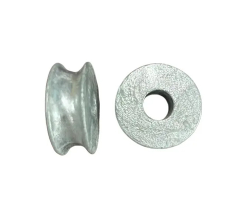 Cast Roller Sand Casting Rope Sheave Ductile Cast Iron Foundry Hot Dip Galvanizing Pole Line Hardware Rollers