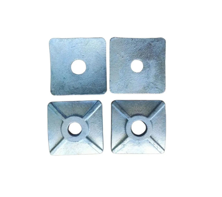 Cast Grey Iron Sand Casting Parts Pole Line Hardware Square Washer