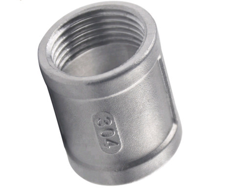 Class 150 Lb Stainless Steel Casting 304 / 316 BSPT NPT Banded Socket Screwed Pipe Fitting