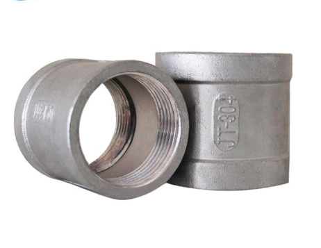 Class 150 Lb Stainless Steel Casting 304 / 316 BSPT NPT Banded Socket Screwed Pipe Fitting