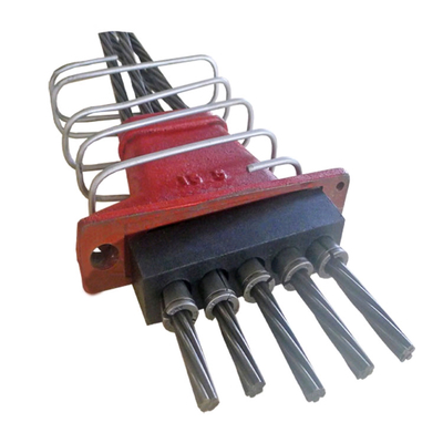 Bridge Construction Flat Prestressed Anchorage / PC Strand Prestressed Anchors