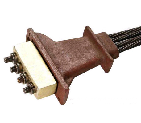 Bridge Construction Flat Prestressed Anchorage / PC Strand Prestressed Anchors