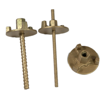 High Tensile Cast Iron Three Wing Anchor Nut / Yellow Formwork Wing Nut