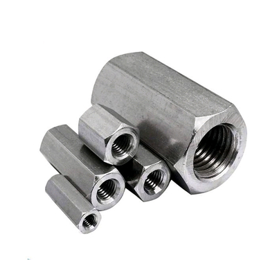 Internal Thread DIN 6334 Hexagonal Nut / Metric Hex Coupling Nut M3 M4 M5 M6 M8