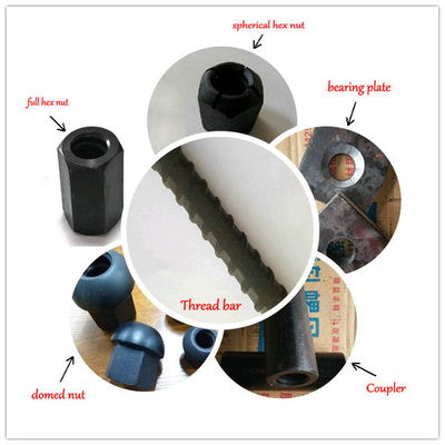 Cold Forging Scaffolding Accessories Carbon Steel Spherical Seat Hex Nut