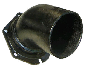 Mechanical Cast Iron Pipe Fittings MJ×PE 90 Degree Bend Cement Lining Finish