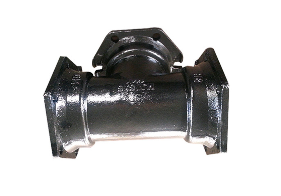Black Cast Iron Pipe Fittings Mechanical Joint Ductile Iron TEE Short Body