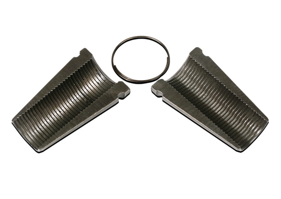 20CrMnTi Post Tension Accessories / 2 Pieces 3 Pieces Post Tension Wedges