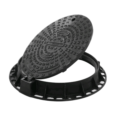 QT500-7 Ductile Iron Cast Manhole Cover / Round Water Manhole Cover