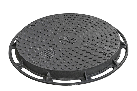 QT500-7 Ductile Iron Cast Manhole Cover / Round Water Manhole Cover