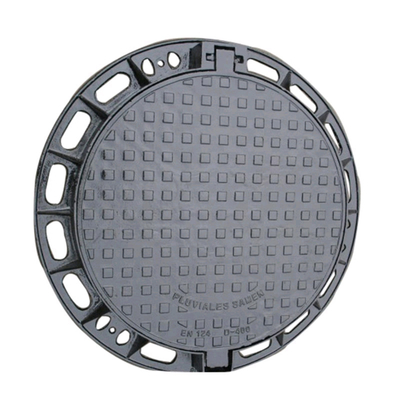 EN124 D400 Ductile Iron Manhole Cover / Sand Casting Round Manhole Covers