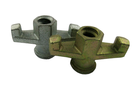 Formwork Tie Rod System Scaffolding Accessories Ductile Cast Iron Formwork Wing Nuts Two Wings