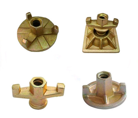Carbon Steel Scaffolding Accessories Two Jaws Three Jaws Butterfly Tie Rod Wing Nut