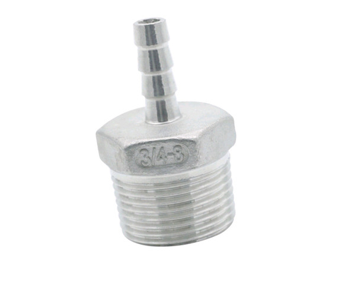 304 Stainless Steel Casting Flare Male Thread Pipe Straight Connector Flared Fitting