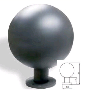 Sand Casting Antique Ductile Iron Bollards / Street Decorative Removable Bollards