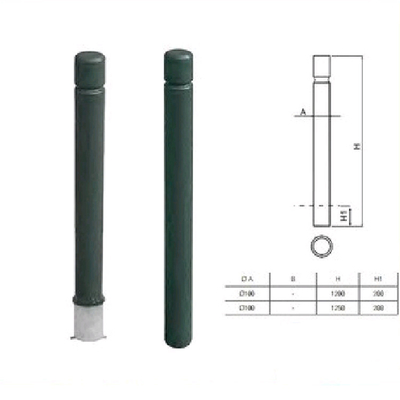 Traffic Barriers Cast Iron Bollards Road Safety Bollards With Sand Casting