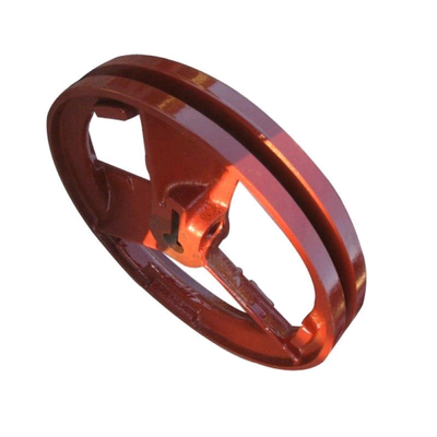 Painting Large Grey Cast Iron Casting Belt Pulley For Agricultural Machinery