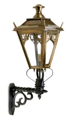 Waterproof Cast Iron Light Pole Cast Iron Wall Lamp Customized Color
