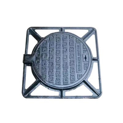 BS EN124 Cast Ductile Iron Manhole Cover GGG500-7 With Frame For Construction